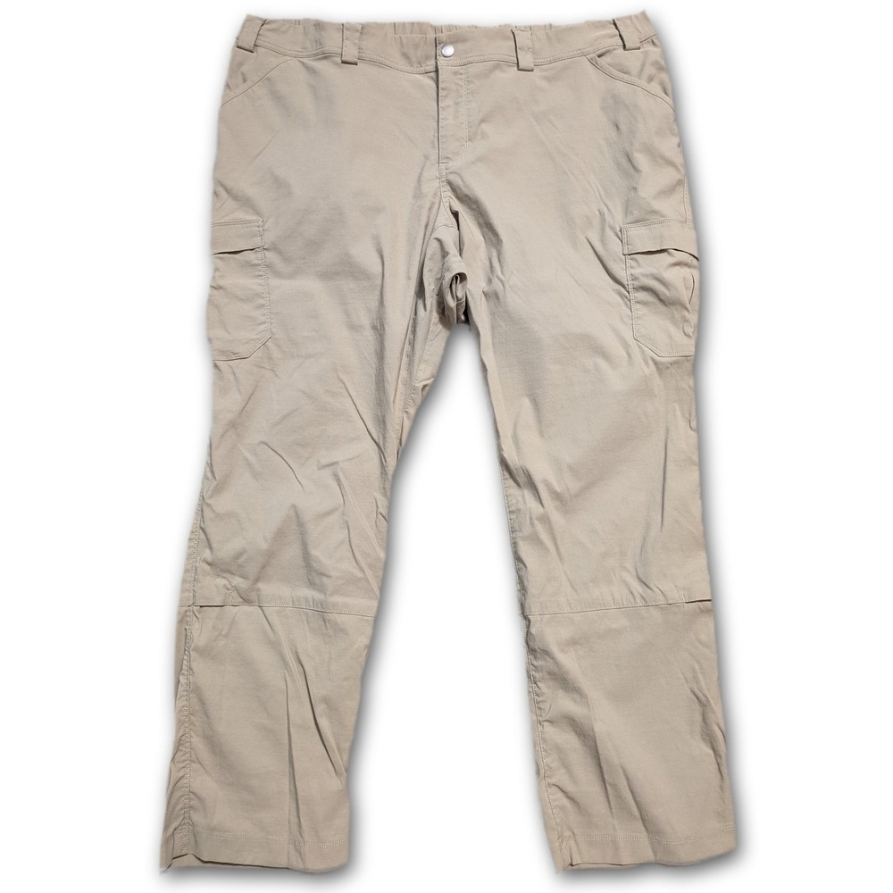Duluth Trading Co Flexpedition Womens 24x31 Pants Khaki Tan Cargo Outdoor